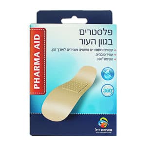 PHARMA AID פלסטרים בגוון העור 40 יח'