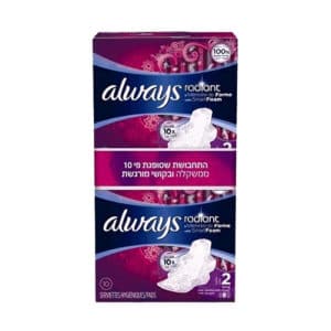 אולוויז תחבושת רדיאנט נורמלי ללא כנפיים 12 יח'