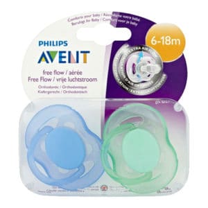 AVENT זוג מוצצים פרי פלואו